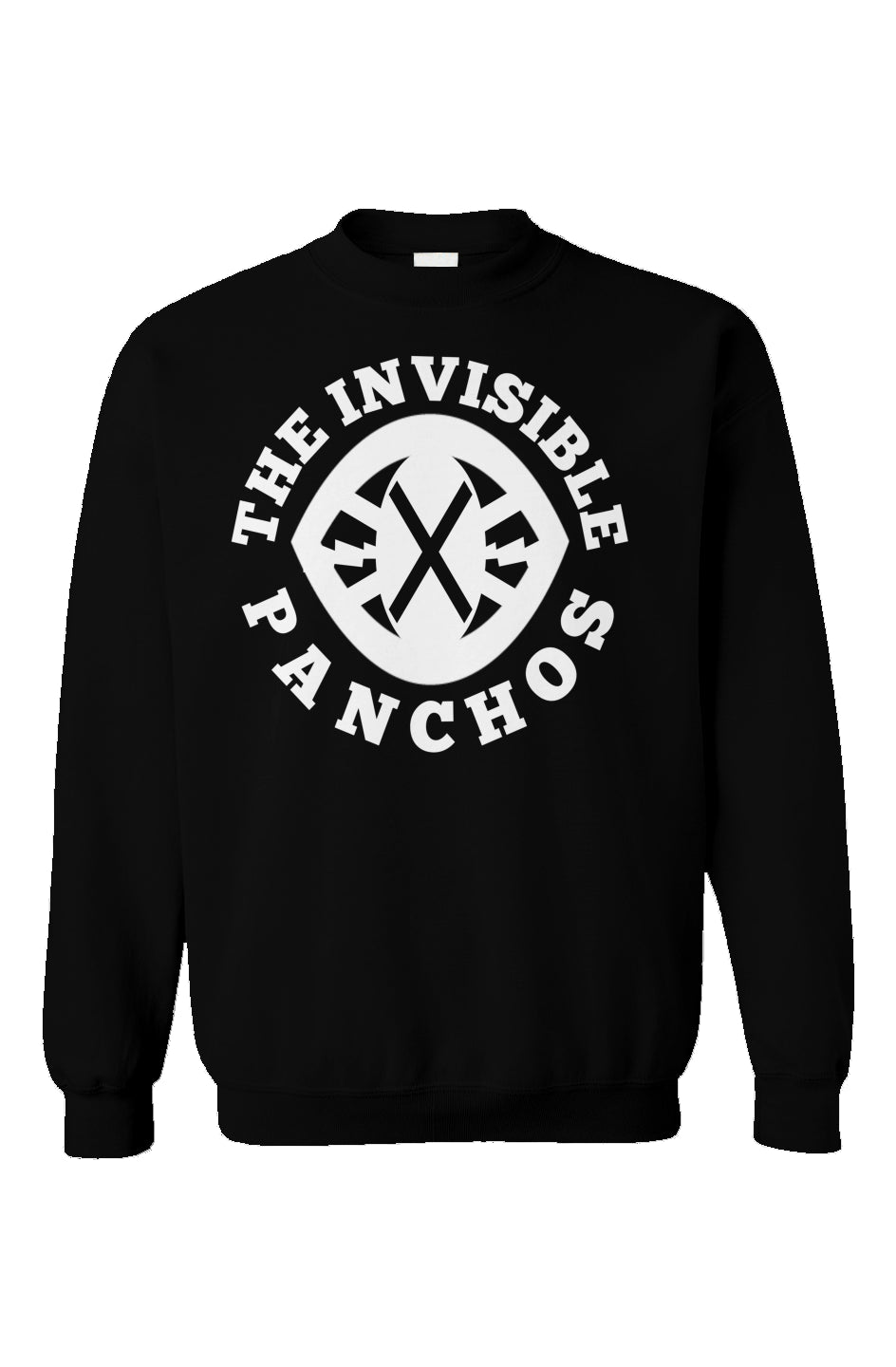 The Invisible Panchos OG Logo Sweatshirt- white/bl