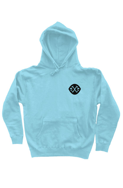 The Invisible Panchos Mother Hoody- Black/Aqua 