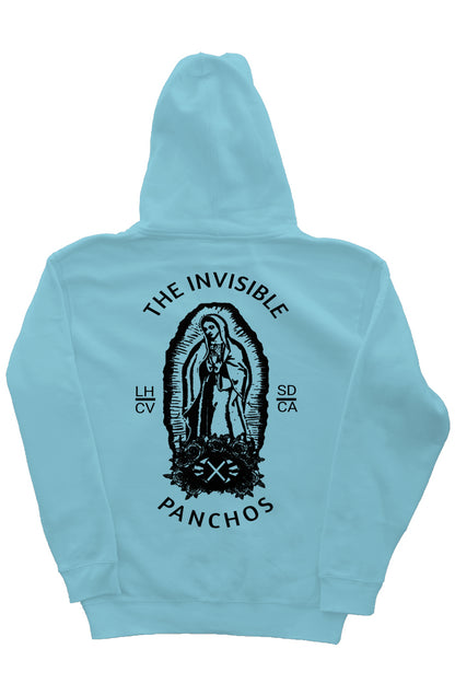 The Invisible Panchos Mother Hoody- Black/Aqua 