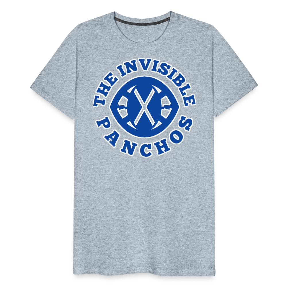 The Invisible Panchos O.G. T (blue/white) - heather ice blue