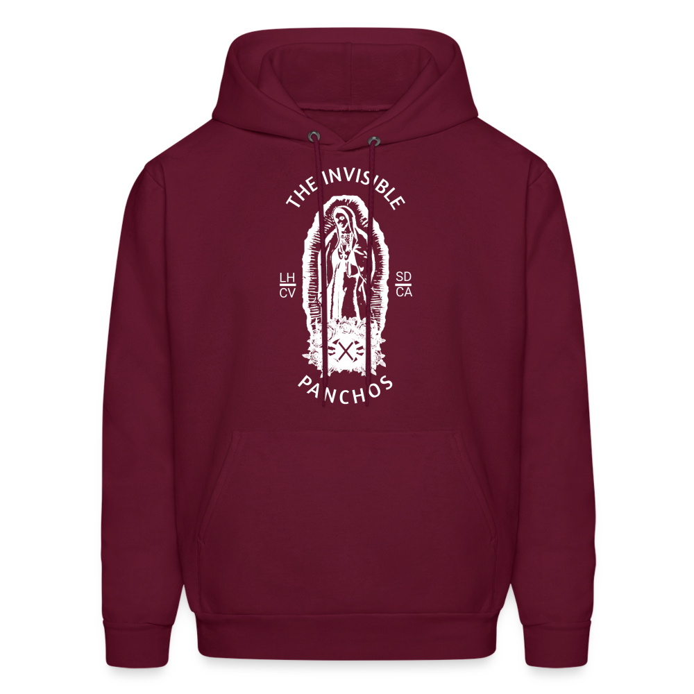 The Invisible Panchos Mother Hoodie (wht) - burgundy