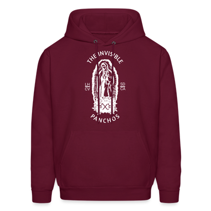 The Invisible Panchos Mother Hoodie (wht) - burgundy