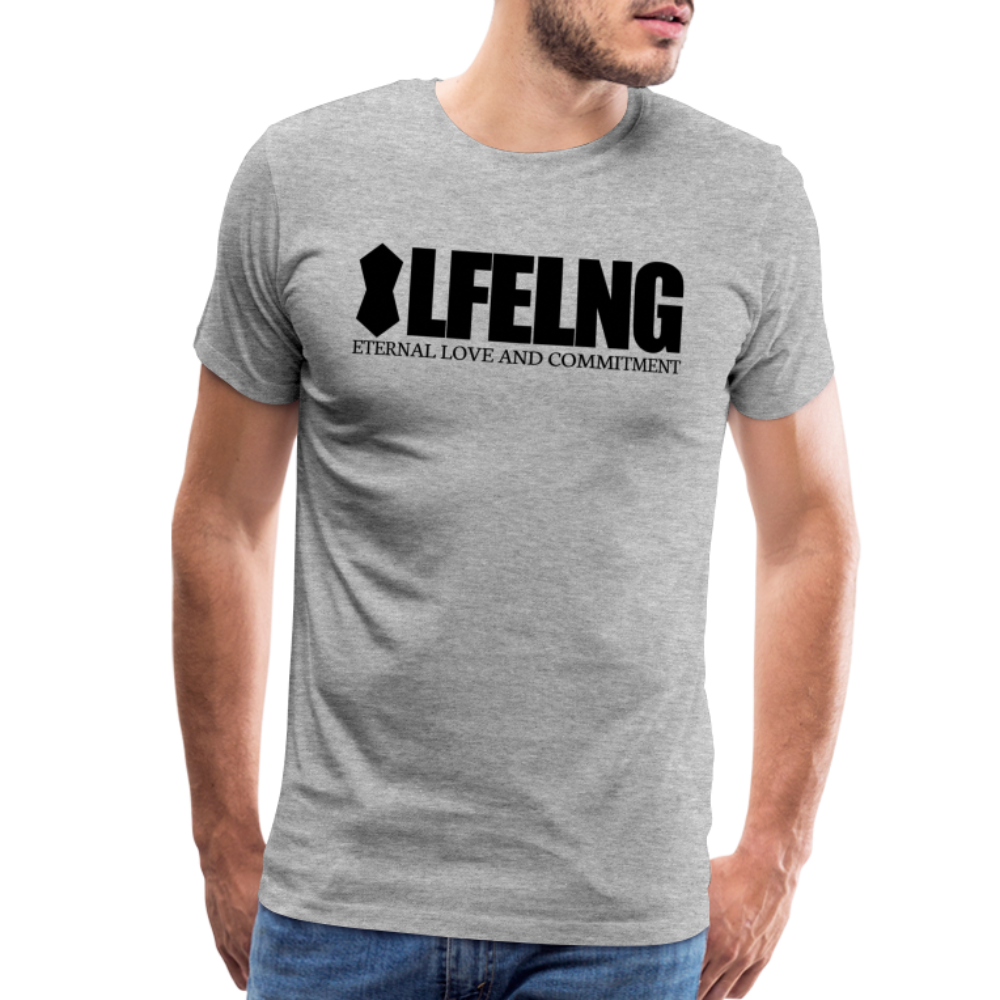 LFELNG HEART T - heather gray