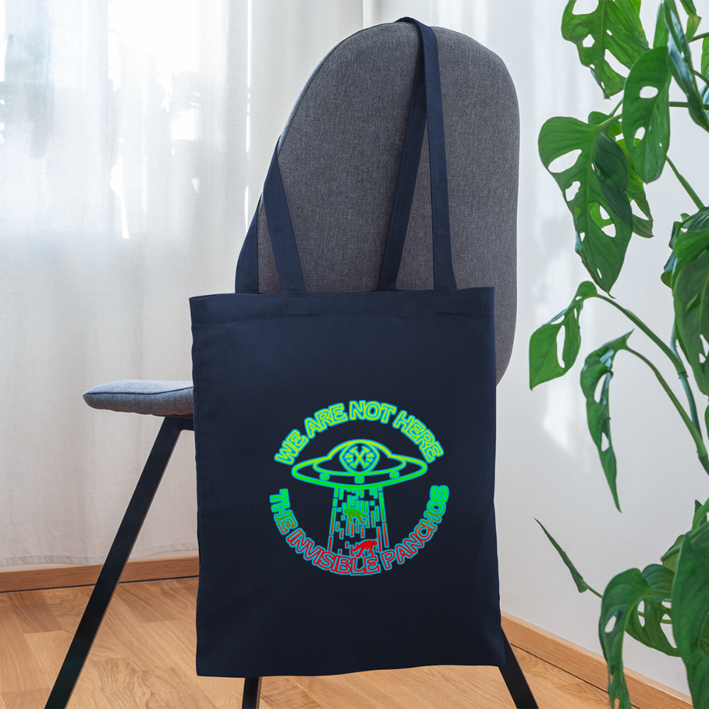 The Invisible Panchos - UFO Tote Bag (Flor) - navy