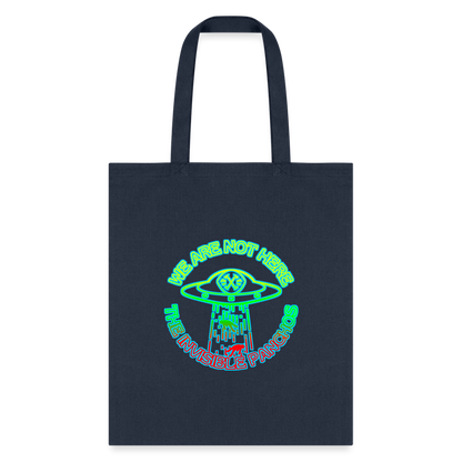 The Invisible Panchos - UFO Tote Bag (Flor) - navy