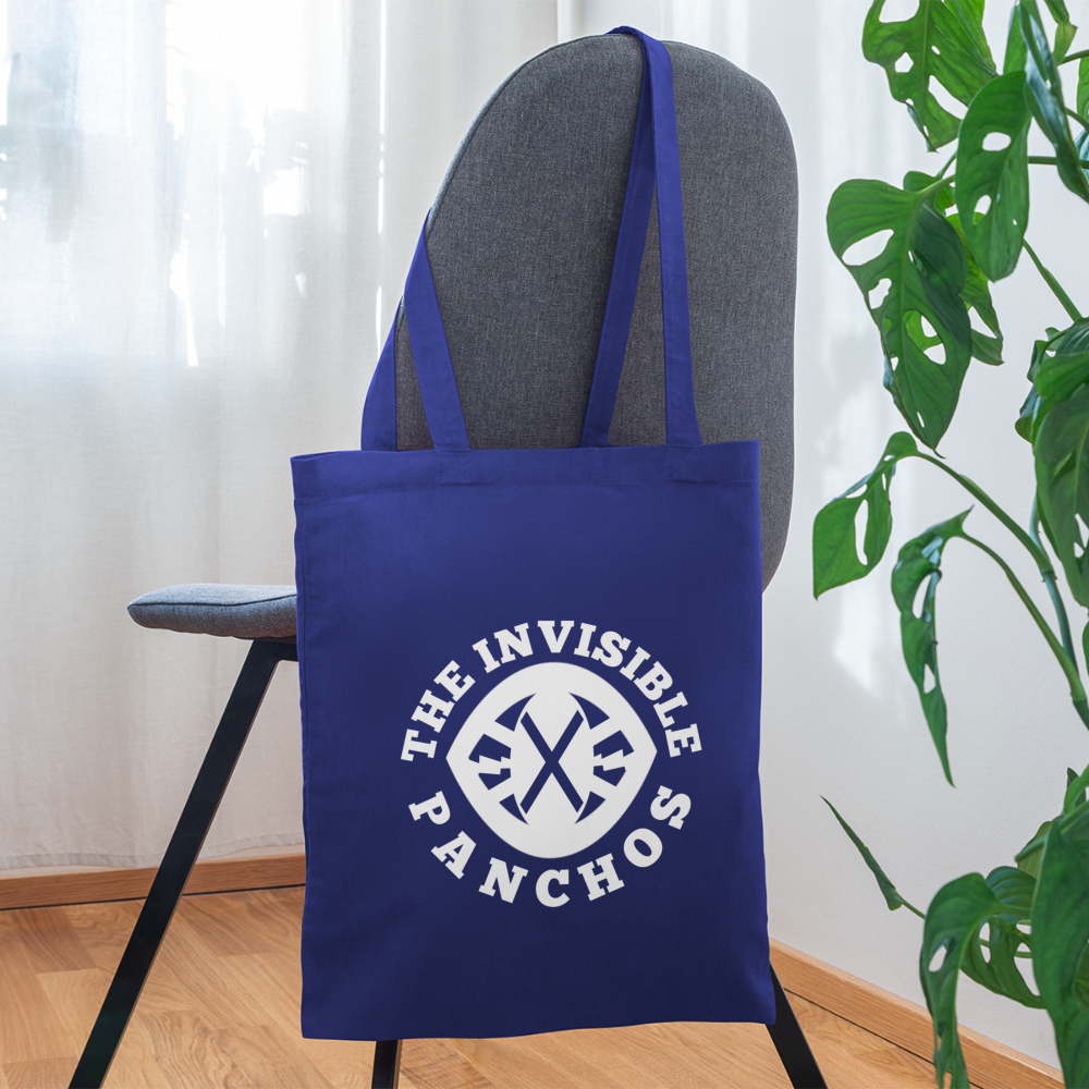 The Invisible Panchos - Tote Bag (Wht) - royal blue