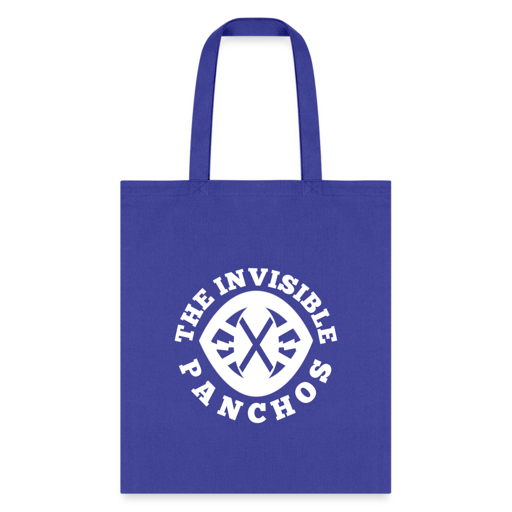 The Invisible Panchos - Tote Bag (Wht) - royal blue