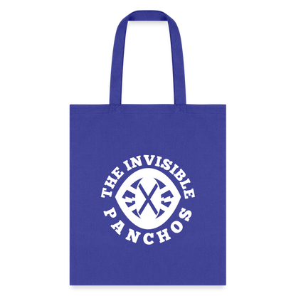 The Invisible Panchos - Tote Bag (Wht) - royal blue