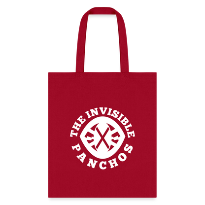 The Invisible Panchos - Tote Bag (Wht) - red