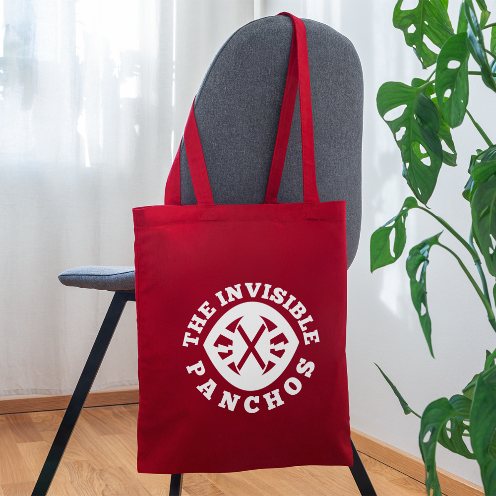 The Invisible Panchos - Tote Bag (Wht) - red