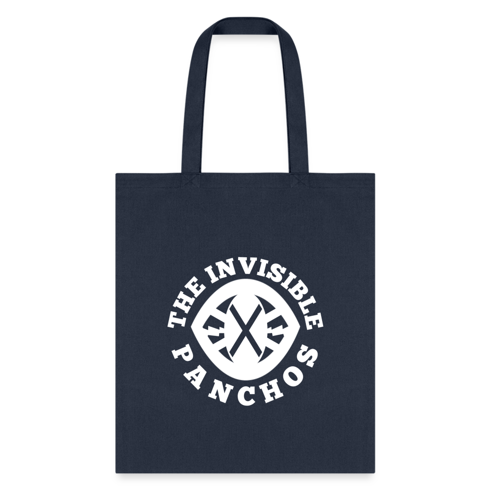 The Invisible Panchos - Tote Bag (Wht) - navy