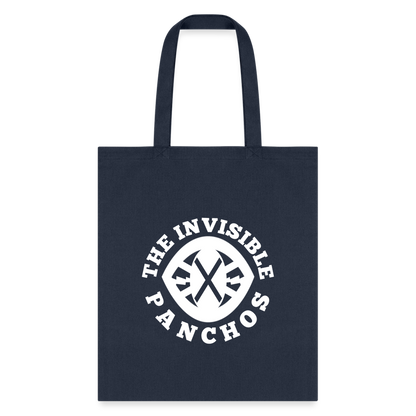 The Invisible Panchos - Tote Bag (Wht) - navy