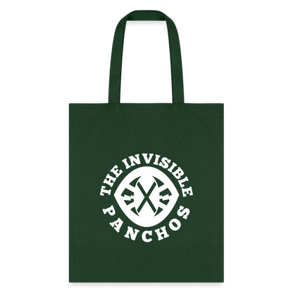 The Invisible Panchos - Tote Bag (Wht) - forest green