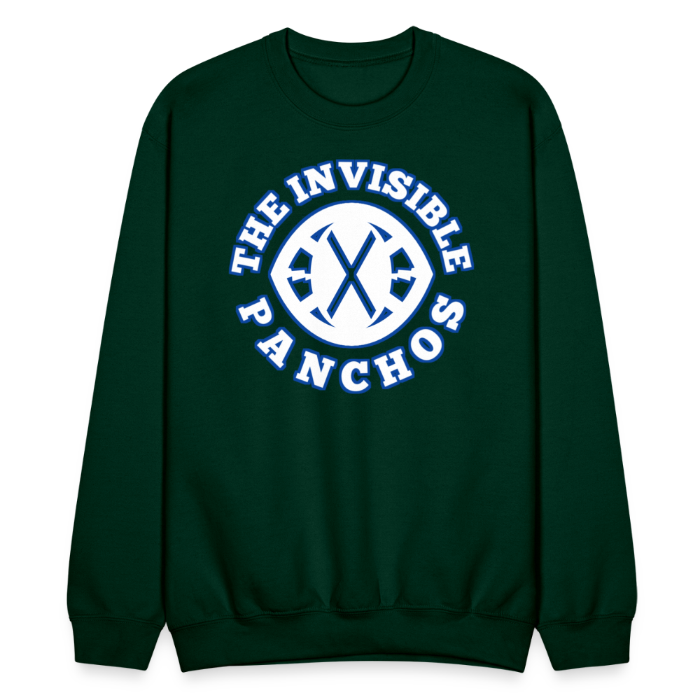 The Invisible Panchos - OG Crewneck (blu/wht) - forest green